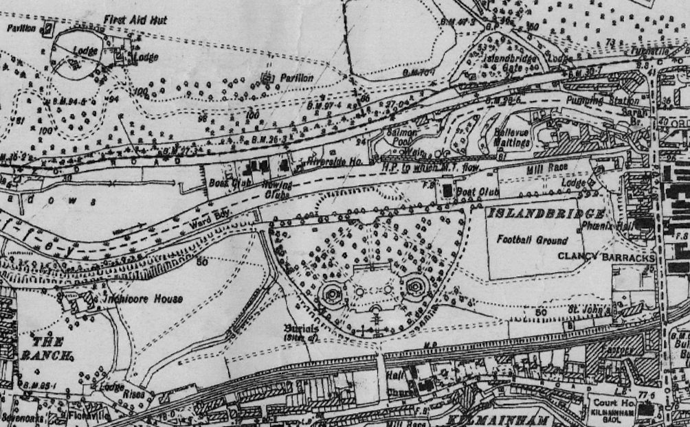 1938 Ordnance Survey Six-Inch Map. The Gardens and Park are now clearly visible. South Dublin County Council Maps Gallery. 