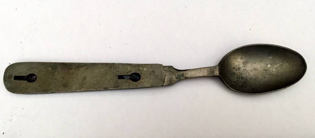 Folding Spoon - German. Found in trench after war